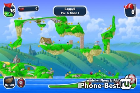 Worms Crazy Golf [1.05] [ipa/iPhone/iPod Touch]