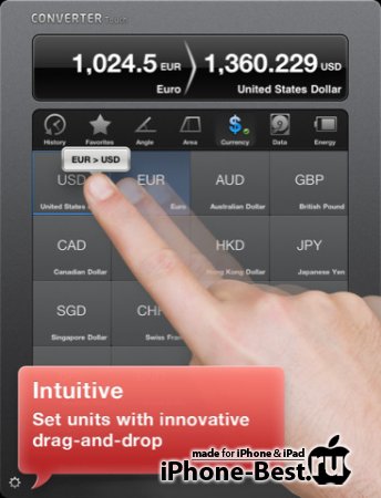 Converter Touch HD [1.0.3] [ipa/iPad]