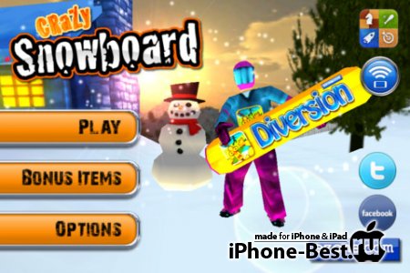 Crazy Snowboard [2.9.1] [ipa/iPhone/iPod Touch/iPad]