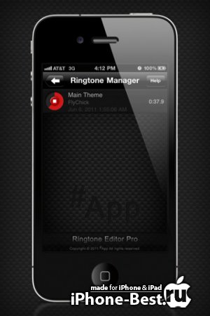 Ringtone Editor Pro [1.1.1] [ipa/iPhone/iPod Touch]