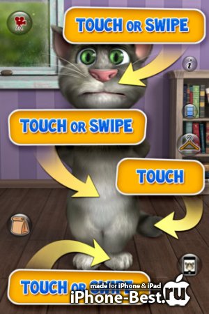 Talking Tom Cat 2 (Говорящий кот Том 2) [3.0] [RUS] [ipa/iPhone/iPod Touch]