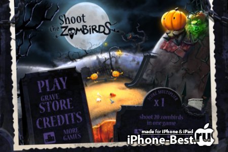 Shoot The Zombirds [1.03] [ipa/iPhone/iPod Touch/iPad]