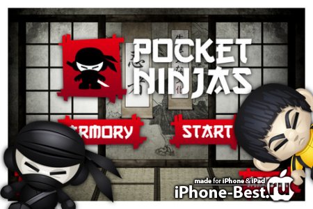 Pocket Ninjas [1.2.5] [ipa/iPhone/iPod Touch/iPad]