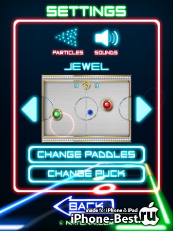 Glow Hockey 2 HD [2.2.5] [ipa/iPad]