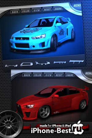 Pimp Your Ride GT – Customize Car Wheel Rims, Body Kit / Artwork Design, Hood, Bumper, Spoilers and more! [1.0] [ipa/iPhone/iPod Touch/iPad]