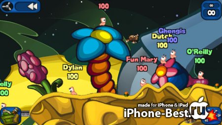 Worms 2: Armageddon [1.13] [ipa/iPhone/iPod Touch/iPad]