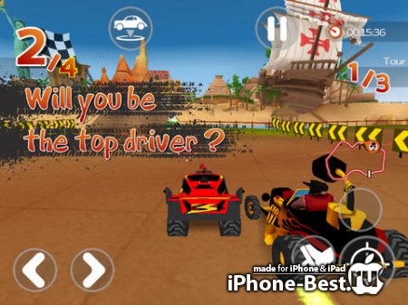 Racers Islands – Drive, Shoot, Win! [1.0] [ipa/iPad]